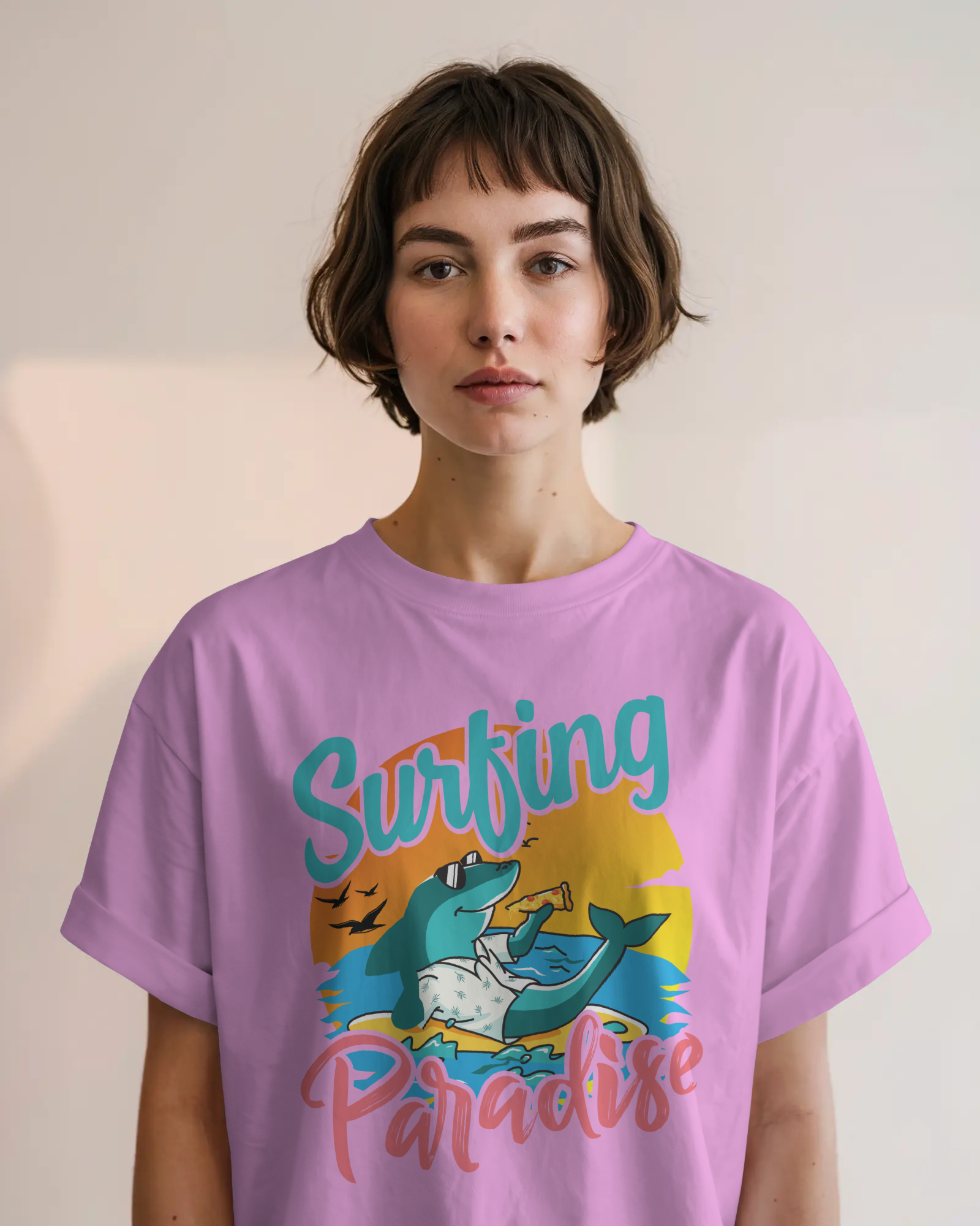 Surfing Paradise – Chill Like a Shark Tee