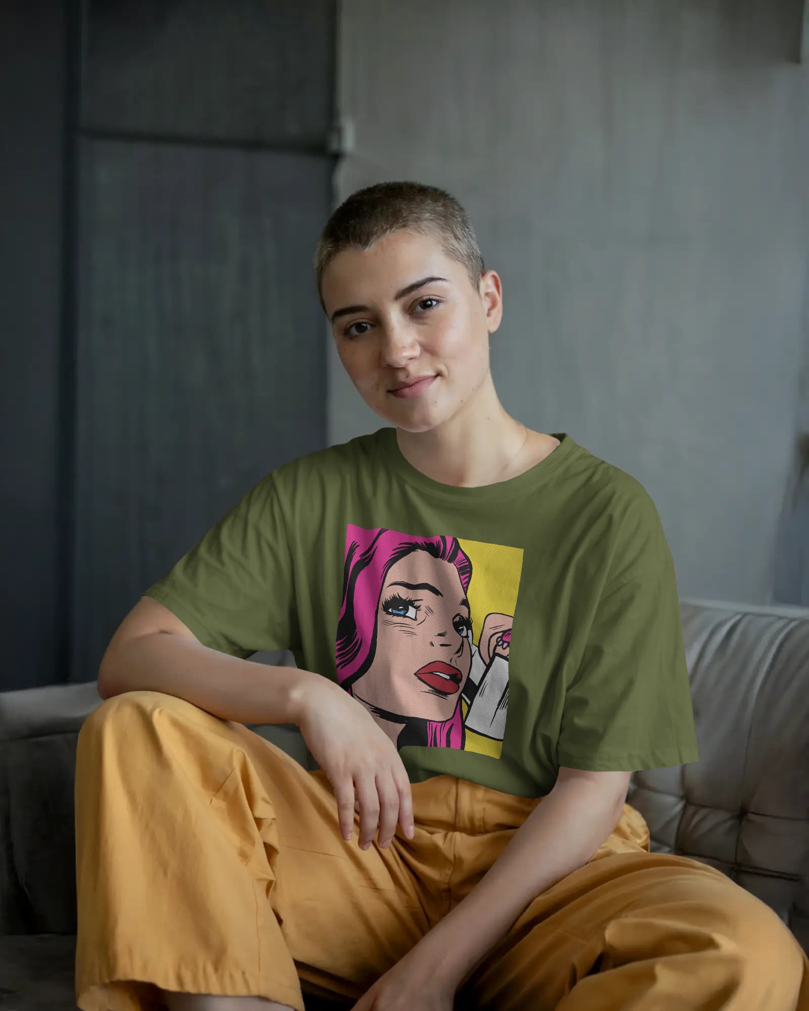 Crybaby Pop. Drama in HD Tee (Image No - U 1994)