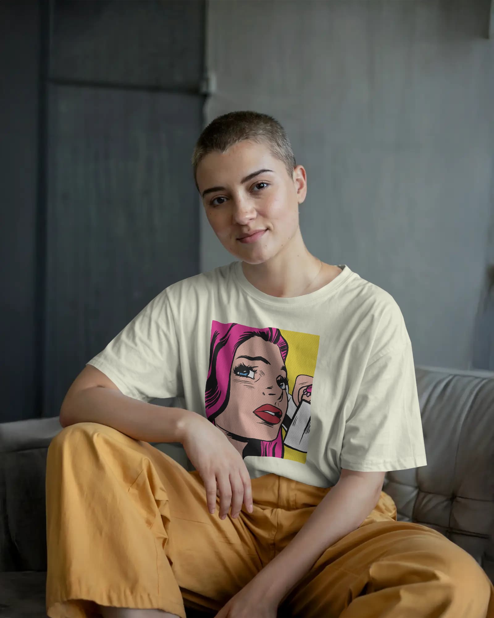 Crybaby Pop. Drama in HD Tee (Image No - U 1994)