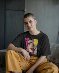 Crybaby Pop. Drama in HD Tee (Image No - U 1994)