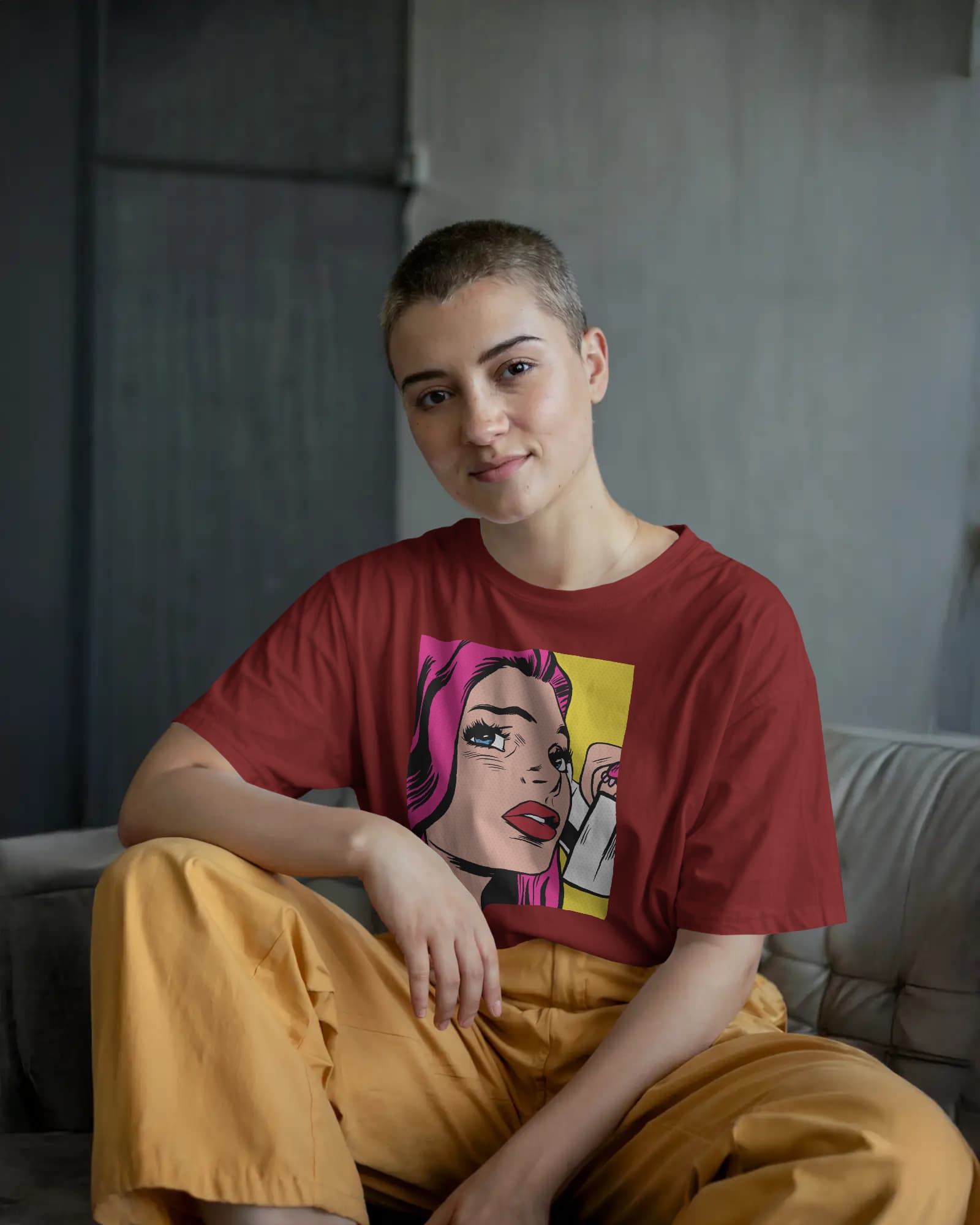 Crybaby Pop. Drama in HD Tee (Image No - U 1994)