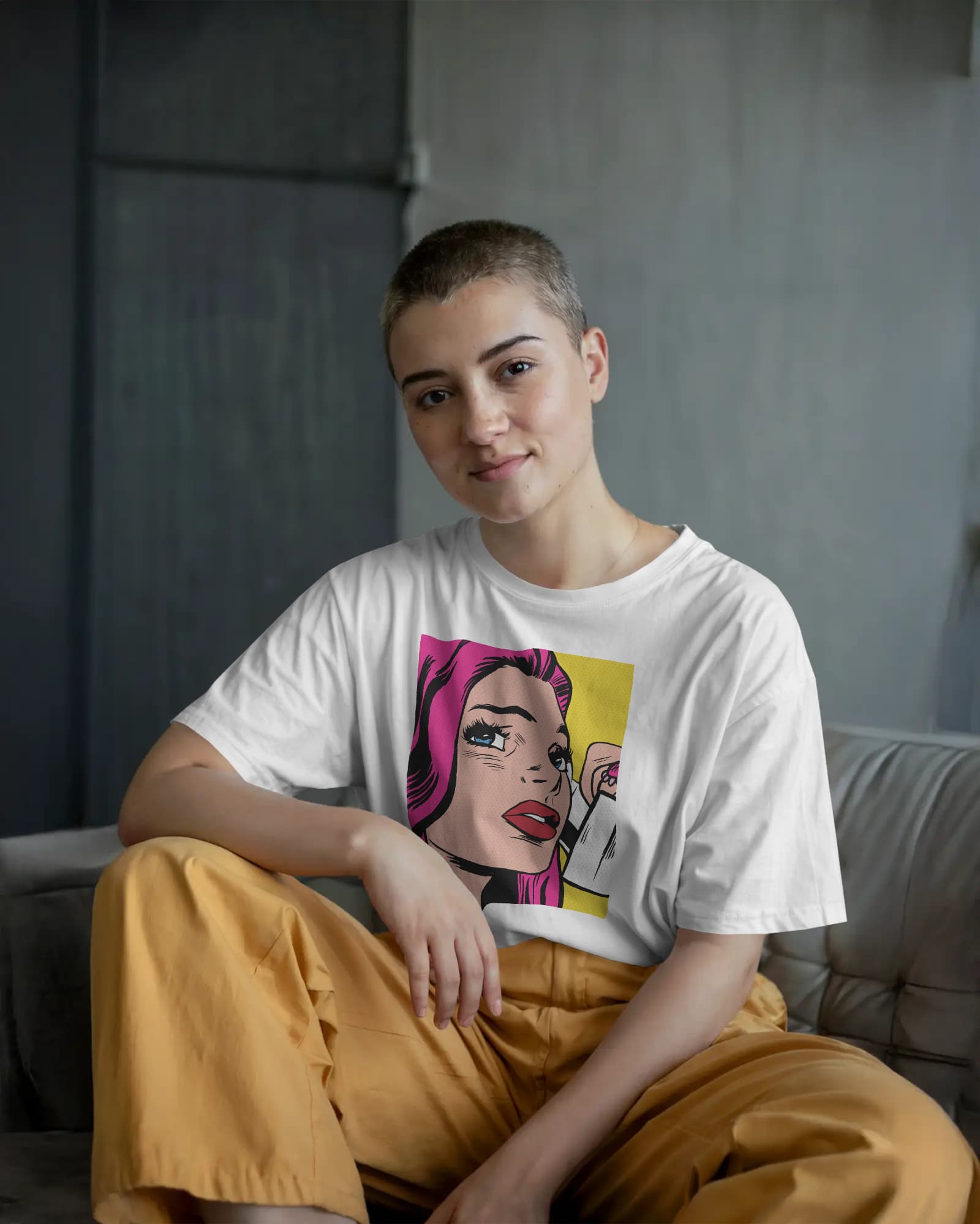 Crybaby Pop. Drama in HD Tee (Image No - U 1994)