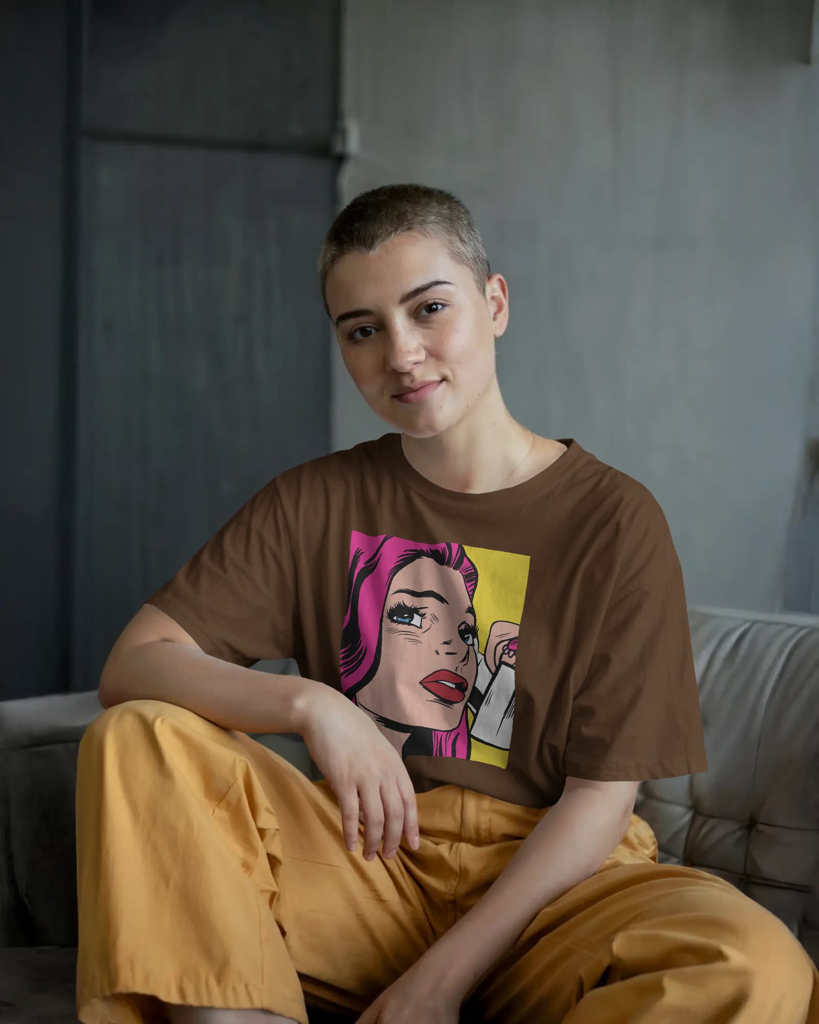 Crybaby Pop. Drama in HD Tee (Image No - U 1994)