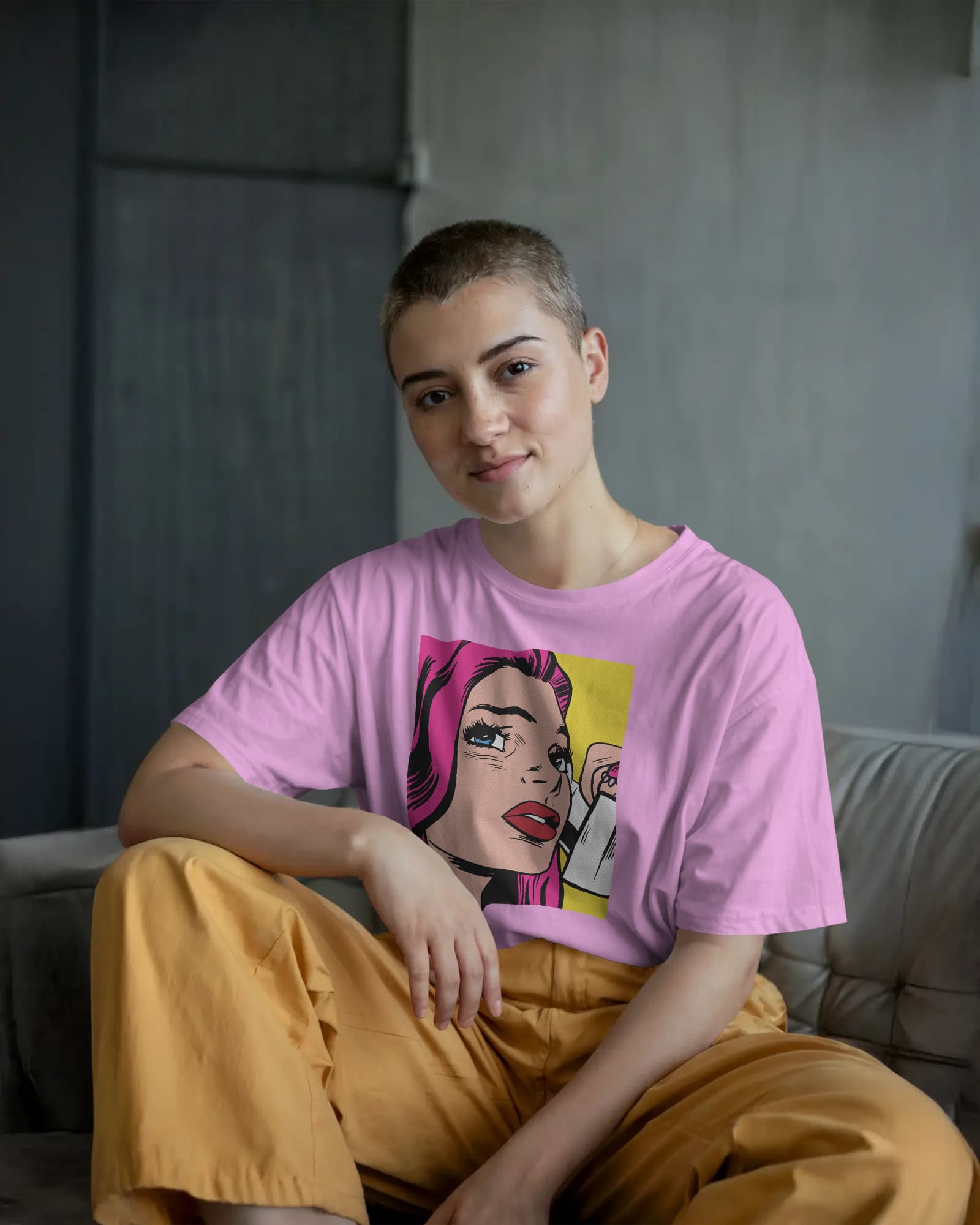 Crybaby Pop. Drama in HD Tee (Image No - U 1994)