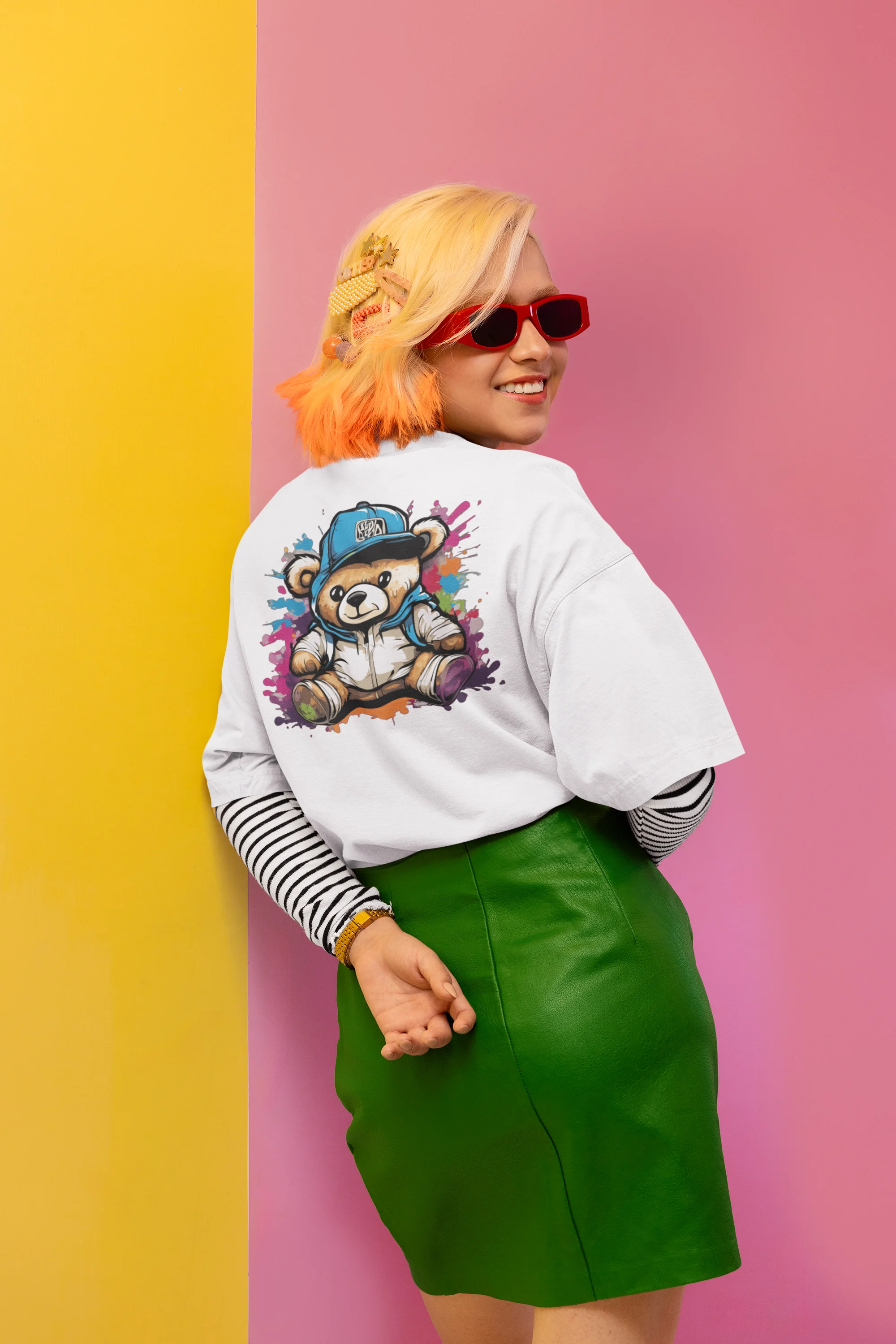 Graffiti Cub – Splash Style Oversized Tee