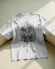 Ethereal Void – Monochrome Phantom T-Shirt by Cavantee